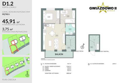 Mieszkanie w inwestycji: Gwiazdowo II