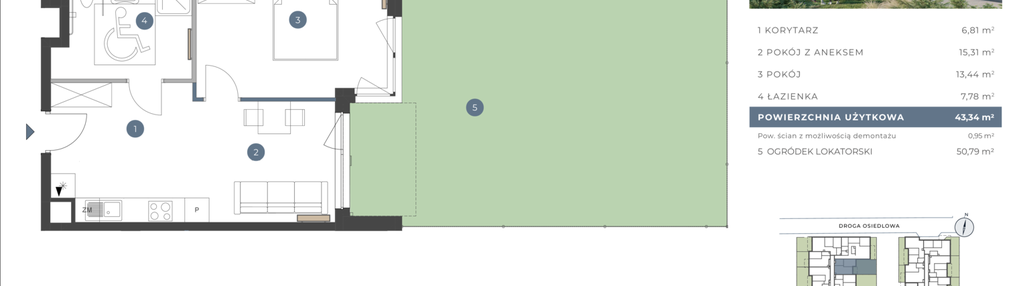 Mieszkanie w inwestycji: Astelia Park etap 1A i 3