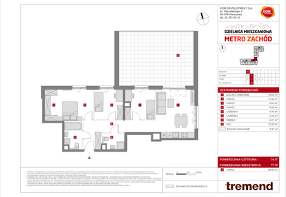 Mieszkanie w inwestycji: Dzielnica Mieszkaniowa Metro Zachód - etap 8.2