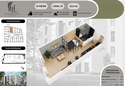 Mieszkanie w inwestycji: Hussar Loft - Apartamenty inwestycyjne