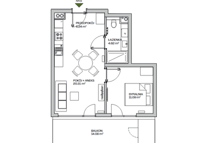 Mieszkanie w inwestycji: Zielona Marina - Apartamenty inwestycyjne