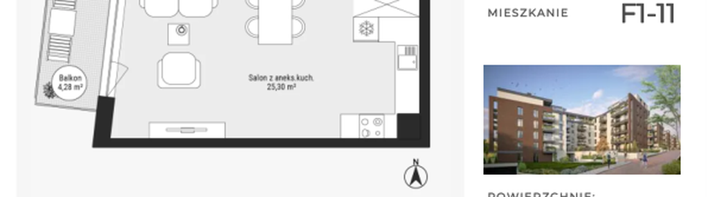 Mieszkanie w inwestycji: Na Koszutce II
