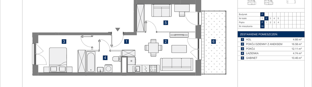 Mieszkanie w inwestycji: Apartamenty Park Matecznego Etap 2