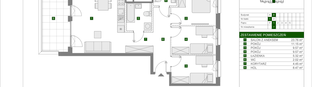 Mieszkanie w inwestycji: Osiedle Urbino etap 4.1