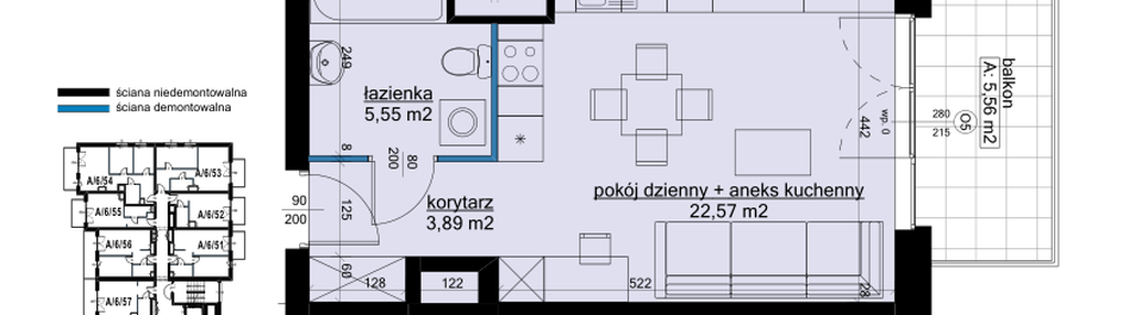 Mieszkanie w inwestycji: Osiedle Hawelańska etap III - bud. A