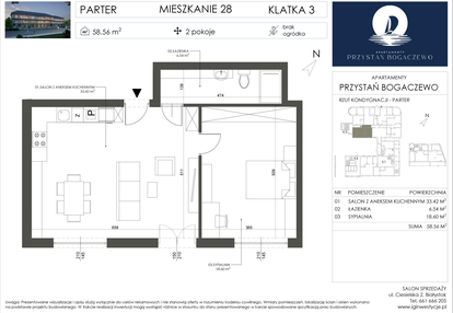 Mieszkanie w inwestycji: Przystań Bogaczewo