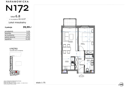 Mieszkanie w inwestycji: Naramowicka 172