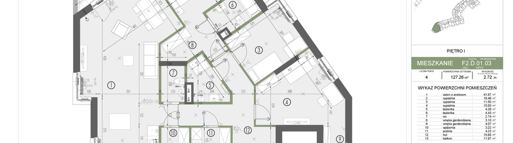 Mieszkanie w inwestycji: Sady Żoliborz II