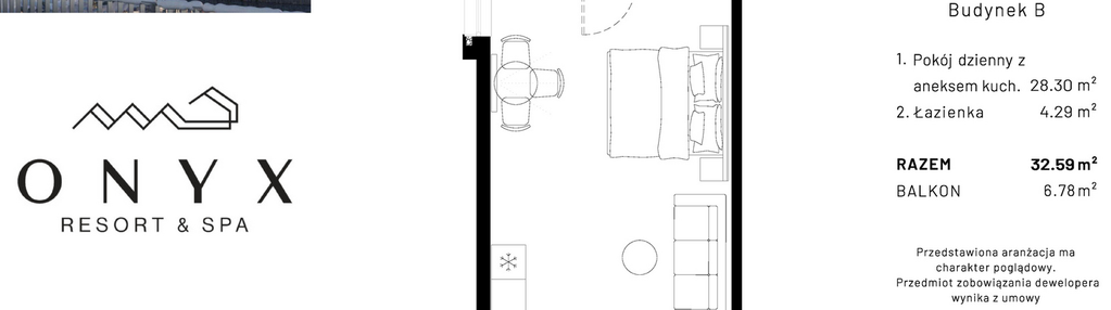 Mieszkanie w inwestycji: Onyx Resort & Spa