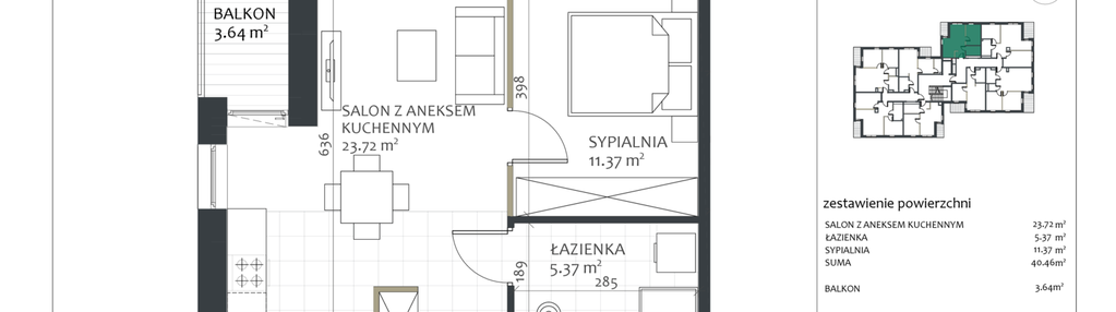 Mieszkanie w inwestycji: Sosnovia
