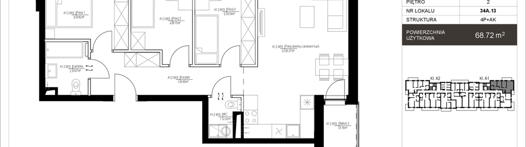 Mieszkanie w inwestycji: Osiedle Konopnickiej etap II