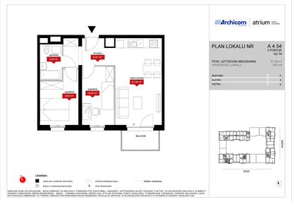 Mieszkanie w inwestycji: Atrium - Nowy Szczepin