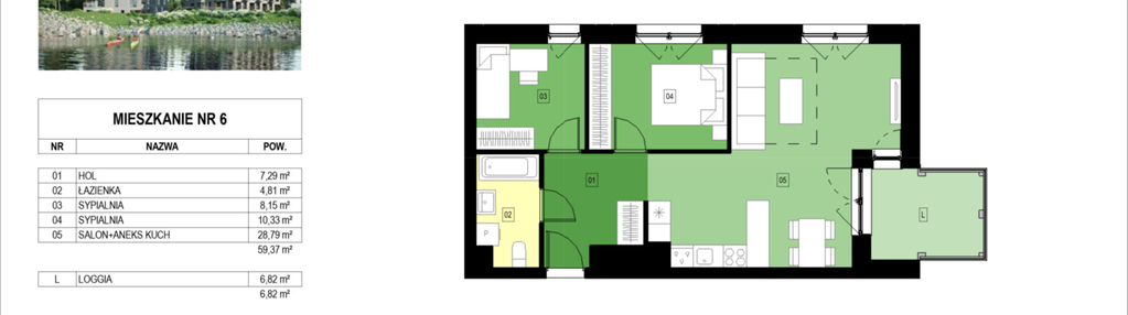 Mieszkanie w inwestycji: Panorama Kwiatkowskiego River