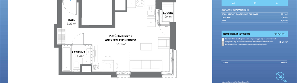 Mieszkanie w inwestycji: Zaspa Wysoko