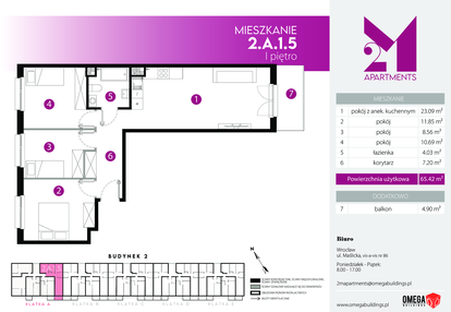 Mieszkanie w inwestycji: 2M Apartments Etap III