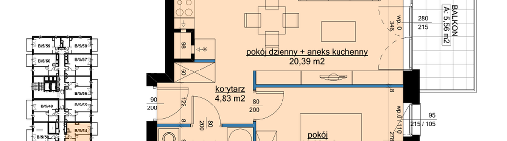 Mieszkanie w inwestycji: Osiedle Hawelańska etap III - bud. B