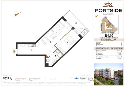 Mieszkanie w inwestycji: Portside Bałtycka