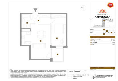 Mieszkanie w inwestycji: Apartamenty nad Oławką etap II