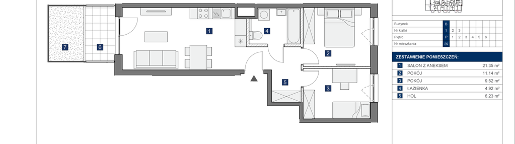 Mieszkanie w inwestycji: Osiedle Bokserska 71 Etap 2 Faza 2
