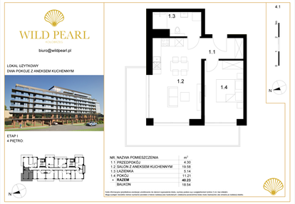 Mieszkanie w inwestycji: Wild Pearl - apartamenty inwestycyjne