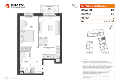 Mieszkanie w inwestycji: Zajezdnia Motława