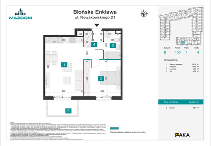 Mieszkanie w inwestycji: Błońska Enklawa