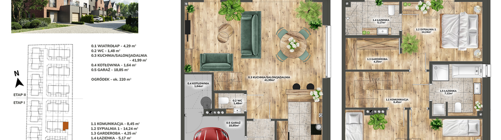 Dom w inwestycji: Cottage Village