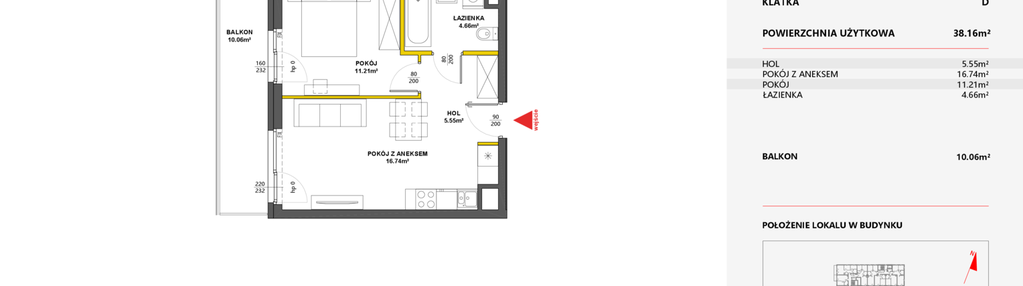 Mieszkanie w inwestycji: Metro Art 10