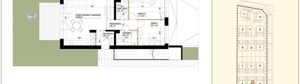 Mieszkanie w inwestycji: Waniliowa