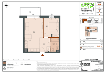 Mieszkanie w inwestycji: Ogrody Andersena