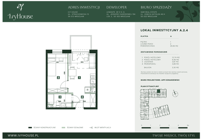 Mieszkanie w inwestycji: IVY HOUSE - Apartamenty inwestycyjne