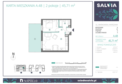 Mieszkanie w inwestycji: Osiedle Salvia