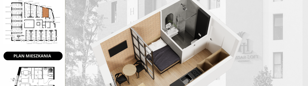 Mieszkanie w inwestycji: Hussar Loft - Apartamenty inwestycyjne