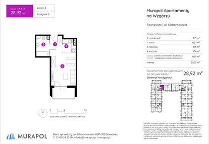 Mieszkanie w inwestycji: Murapol Apartamenty na Wzgórzu - bud. 4 i 5