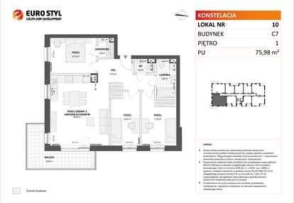 Mieszkanie w inwestycji: Konstelacja etap IV