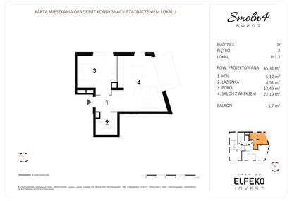 Mieszkanie w inwestycji: Smolna 4