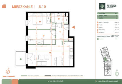 Mieszkanie w inwestycji: Casa Feliz Portowa II