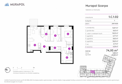 Mieszkanie w inwestycji: Murapol Scarpa