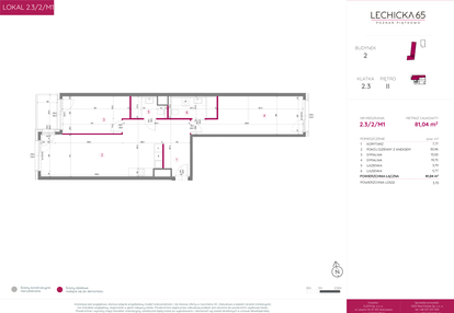 Mieszkanie w inwestycji: Lechicka 65