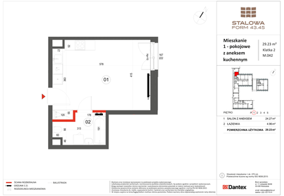 Mieszkanie w inwestycji: Stalowa Form 43.45