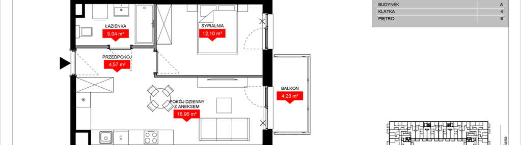 Mieszkanie w inwestycji: Osiedle Bociana 5