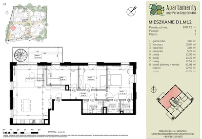 Mieszkanie w inwestycji: Apartamenty przy Parku Szczytnickim