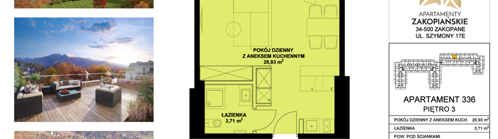 Mieszkanie w inwestycji: Apartamenty Zakopiańskie