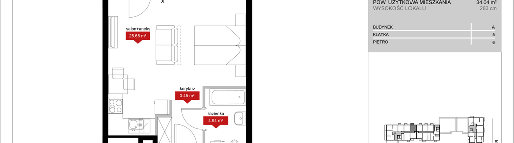 Mieszkanie w inwestycji: Atrium - Nowy Szczepin