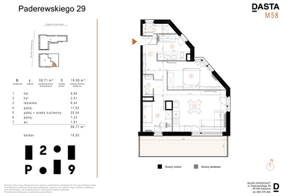 Mieszkanie w inwestycji: Paderewskiego 29