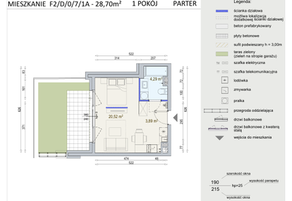 Mieszkanie w inwestycji: Modern Mokotów etap 6, budynek F1 i F2