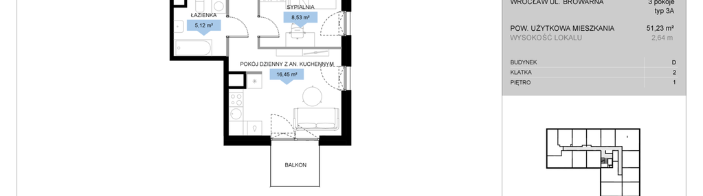 Mieszkanie w inwestycji: Bulwar Północny