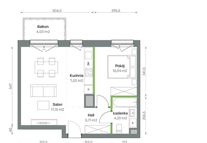 Mieszkanie w inwestycji: Oliwska Vita