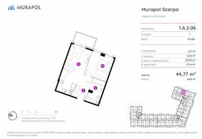 Mieszkanie w inwestycji: Murapol Scarpa