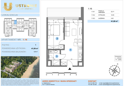 Mieszkanie w inwestycji: Ustronie Luxury Apartments
